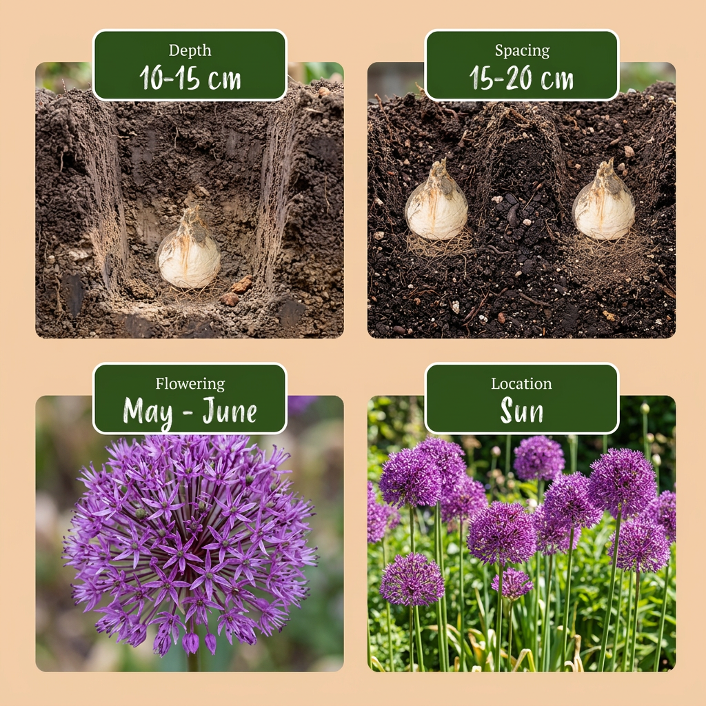 30x Allium Purple Sensation - Sierui