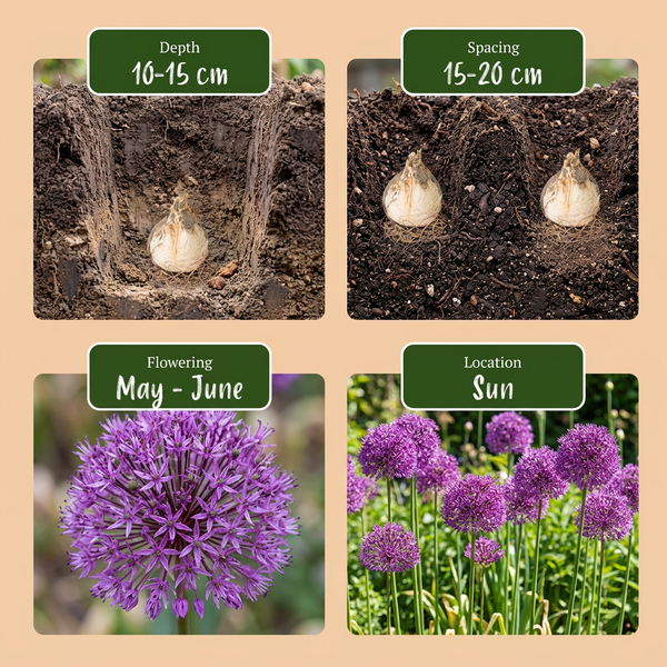 30x Allium Purple Sensation - Sierui