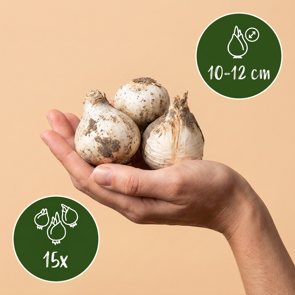 15x Allium Christophii - Sterrenlook - Paars - Zomerbloeier - Bolmaat 10/12