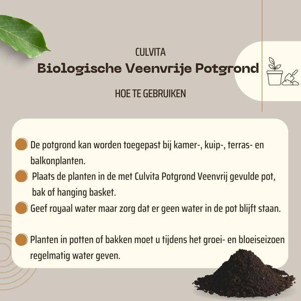 Culvita Biologische Veenvrije Potgrond 40L